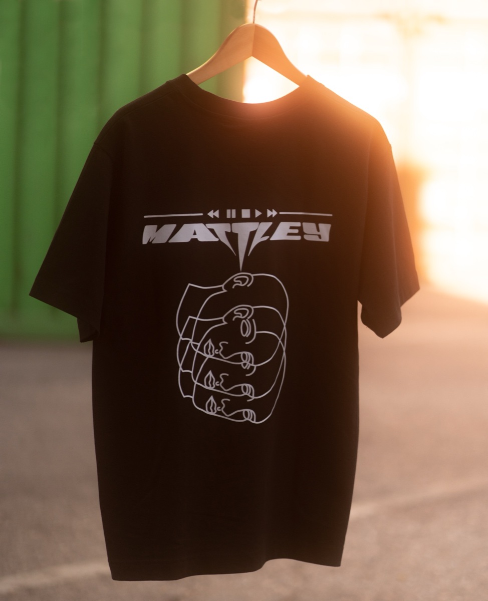 MATTLEY tee on a hanger in warm light
